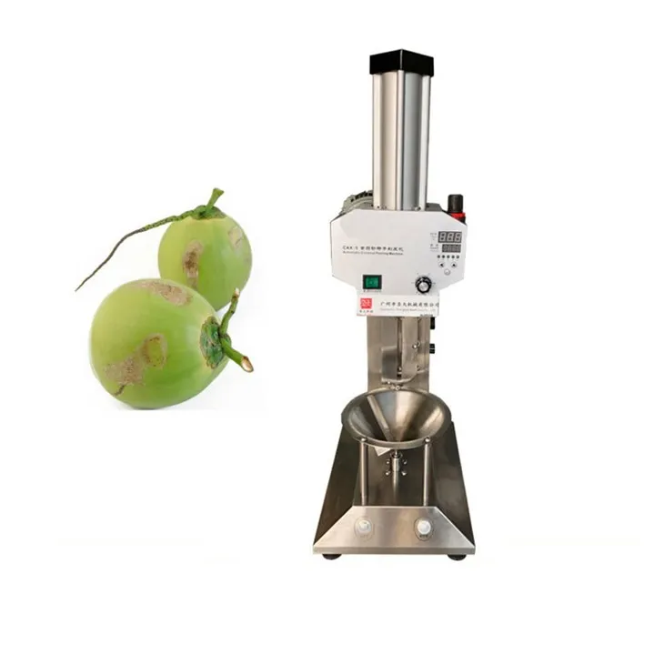 Зелена машина за пилинг кокоса